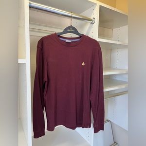 Brooks Brothers Cotton Long Sleeve Logo T-Shirt